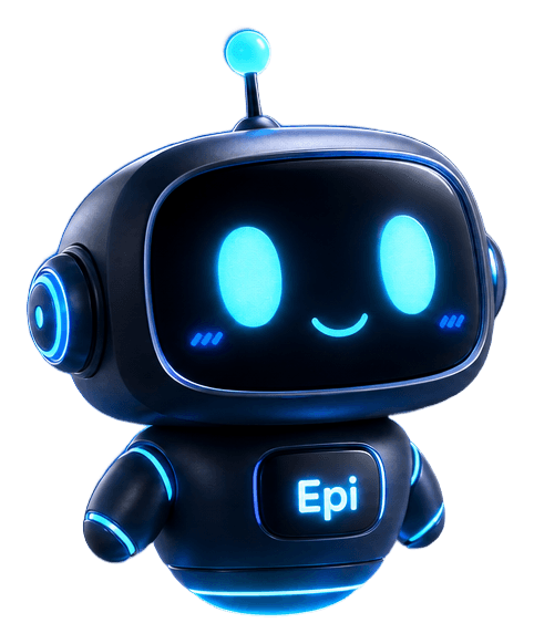 Epi, el robot de epifania, flotando sobre su halo
